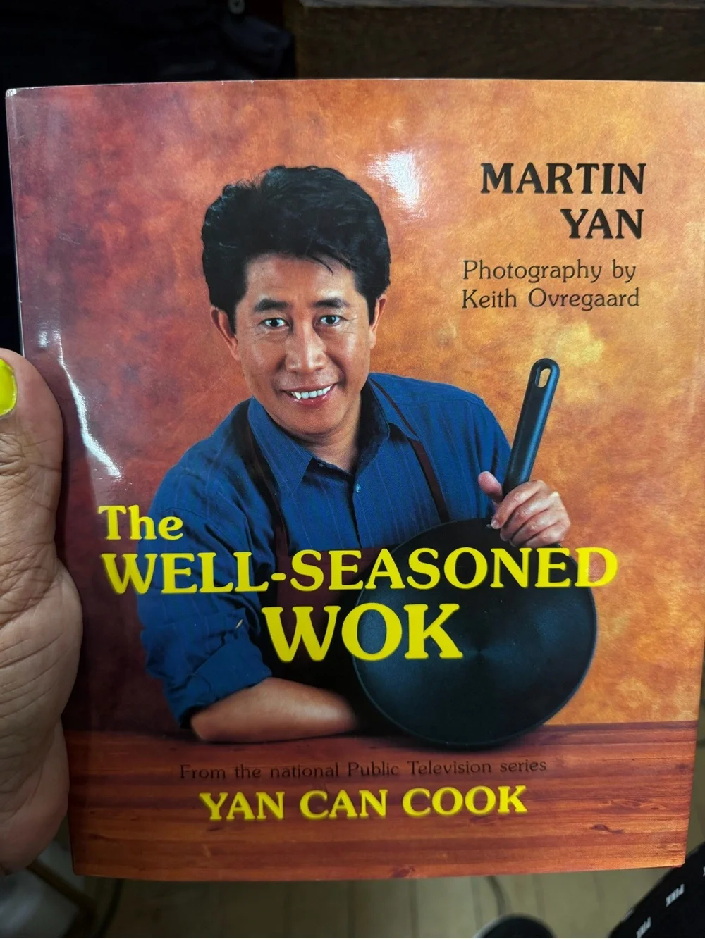 Martin Yan The Well-Seasoned Wok Hardcover Cookbook | Yan Can Cook | Asian Recip